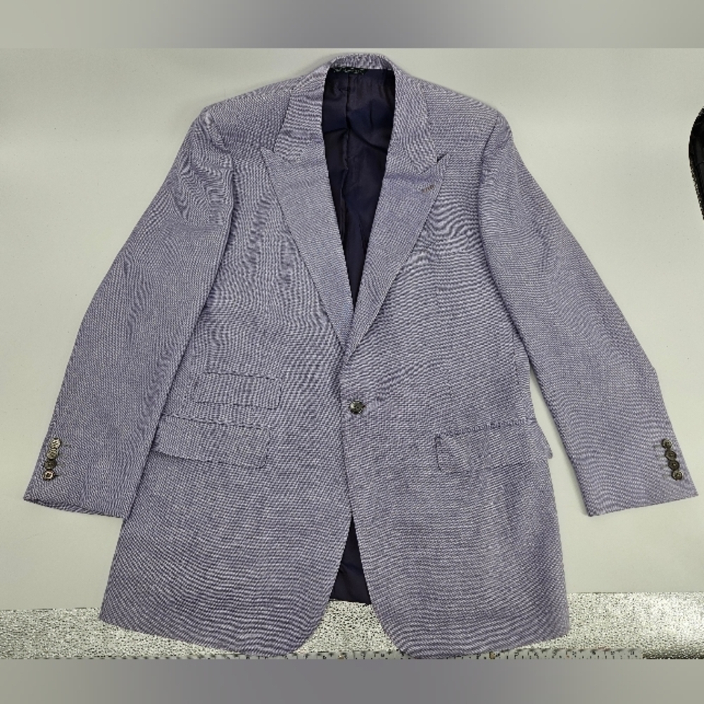 Joseph Scafidi Light PURPLE Bespoke Suit Jacket Blazer Sports Coat sz 44 L